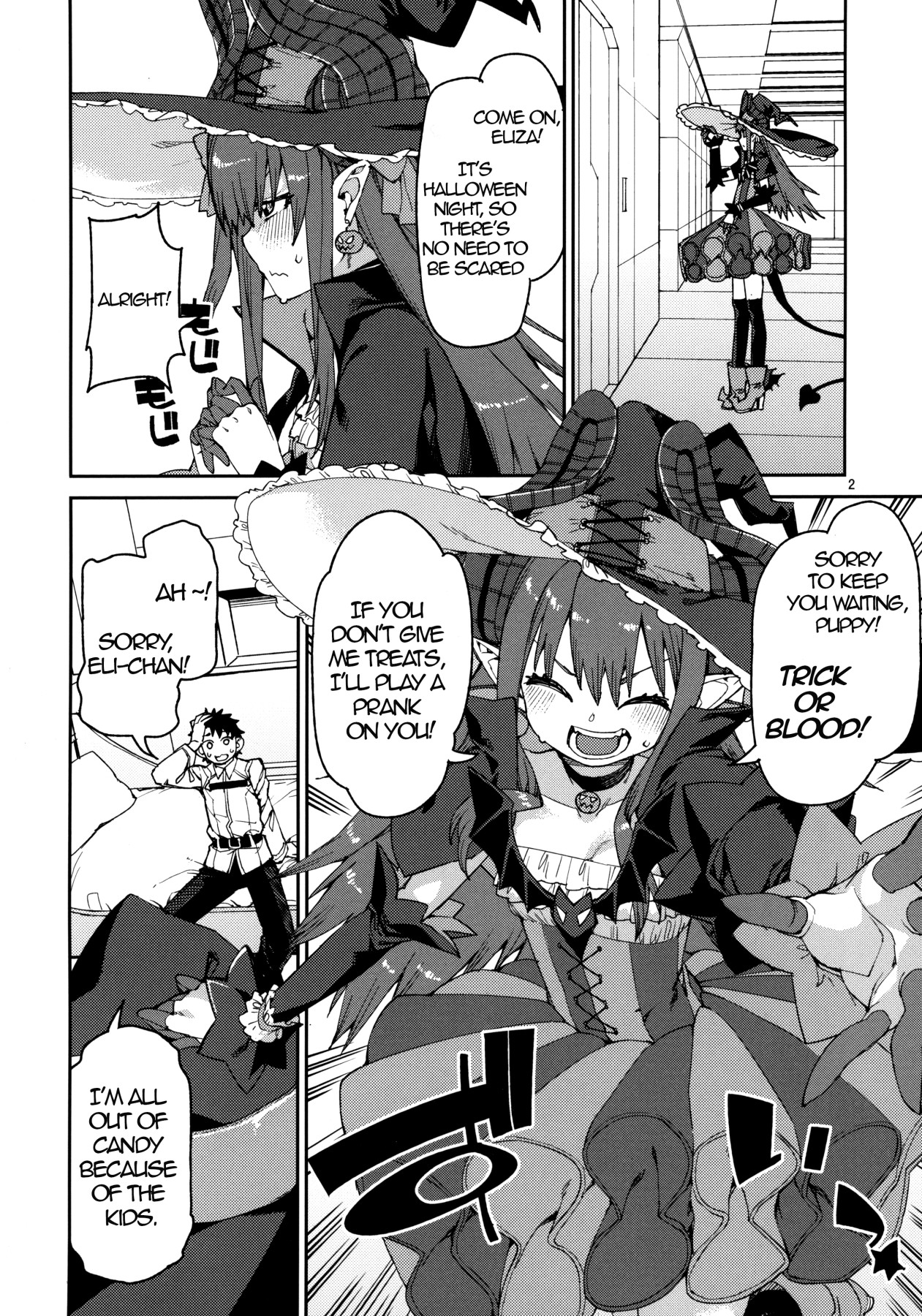 Hentai Manga Comic-A Special Halloween Night-Read-3